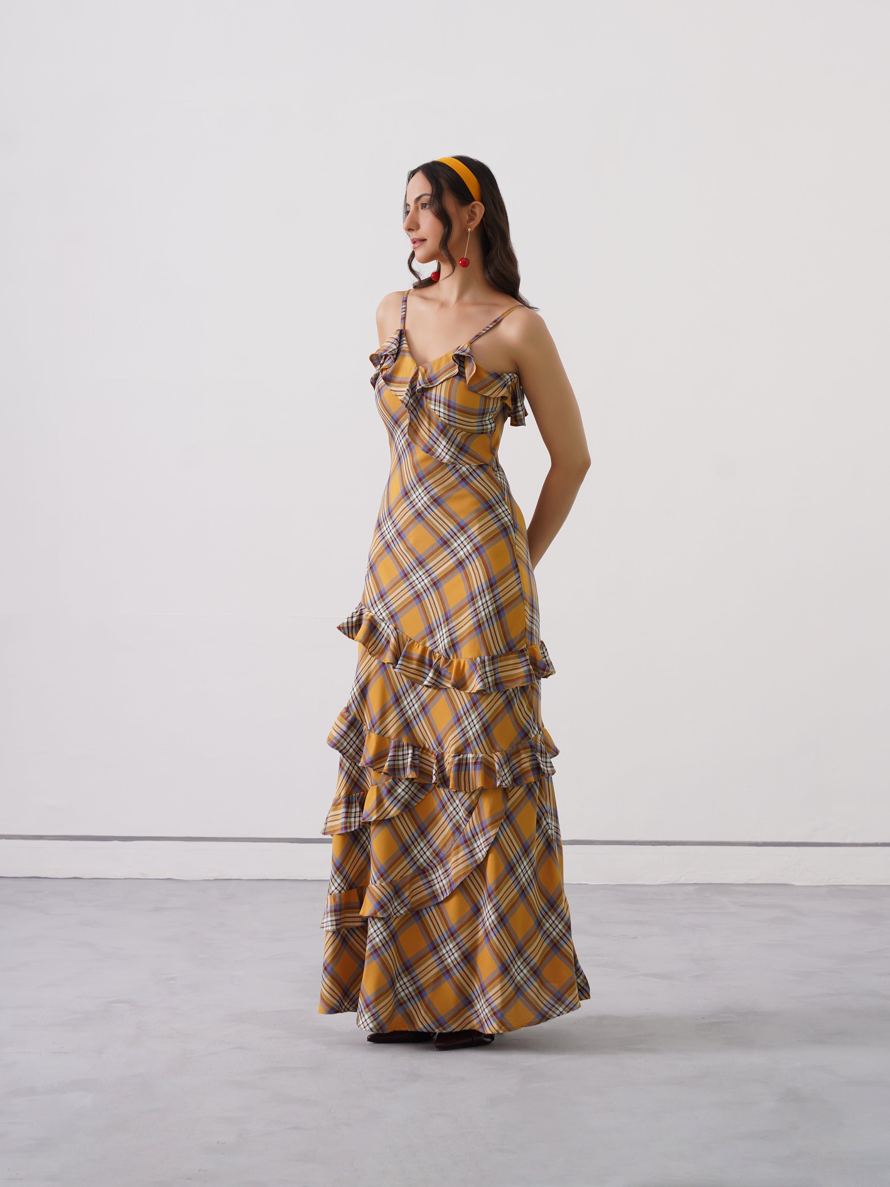 TARTAN RHAPSHODY DRESS
