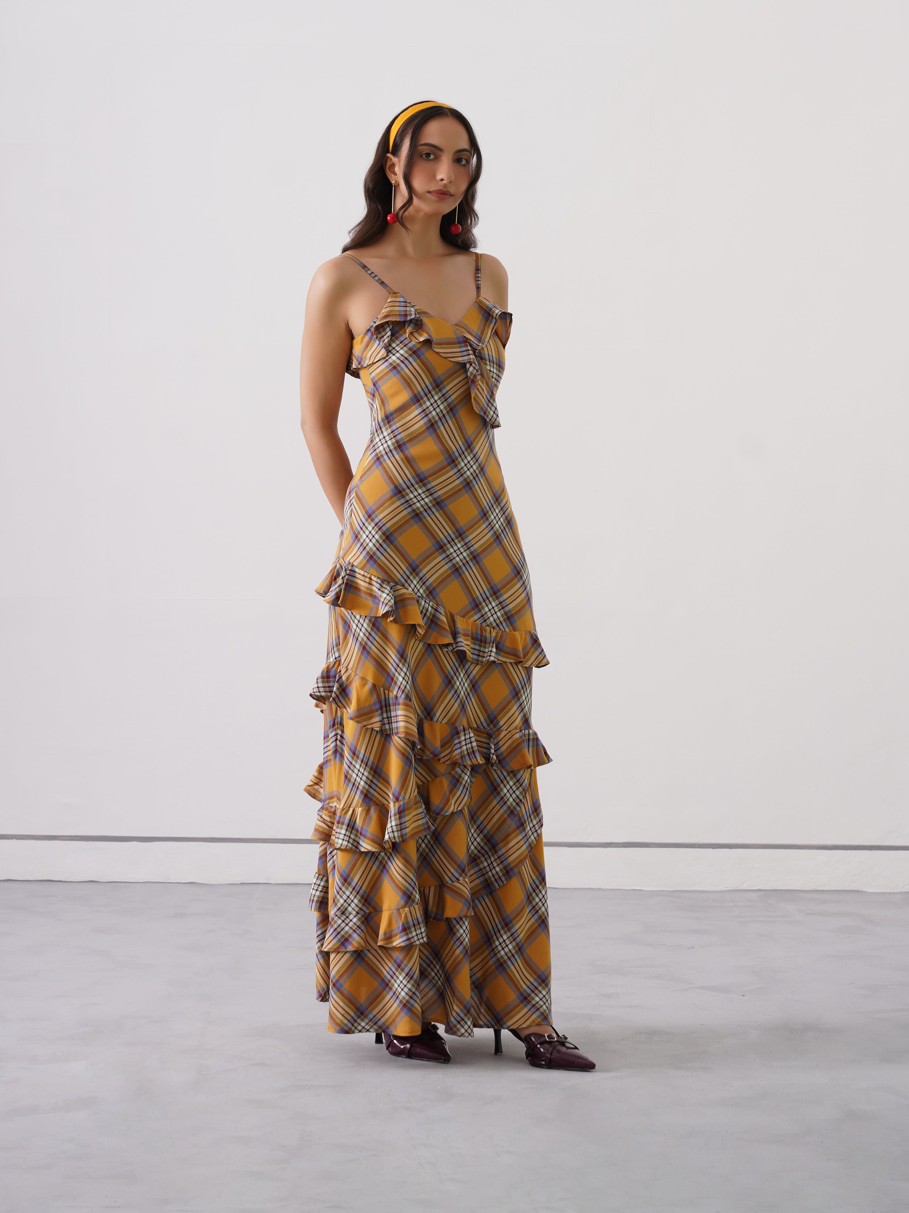 TARTAN RHAPSHODY DRESS