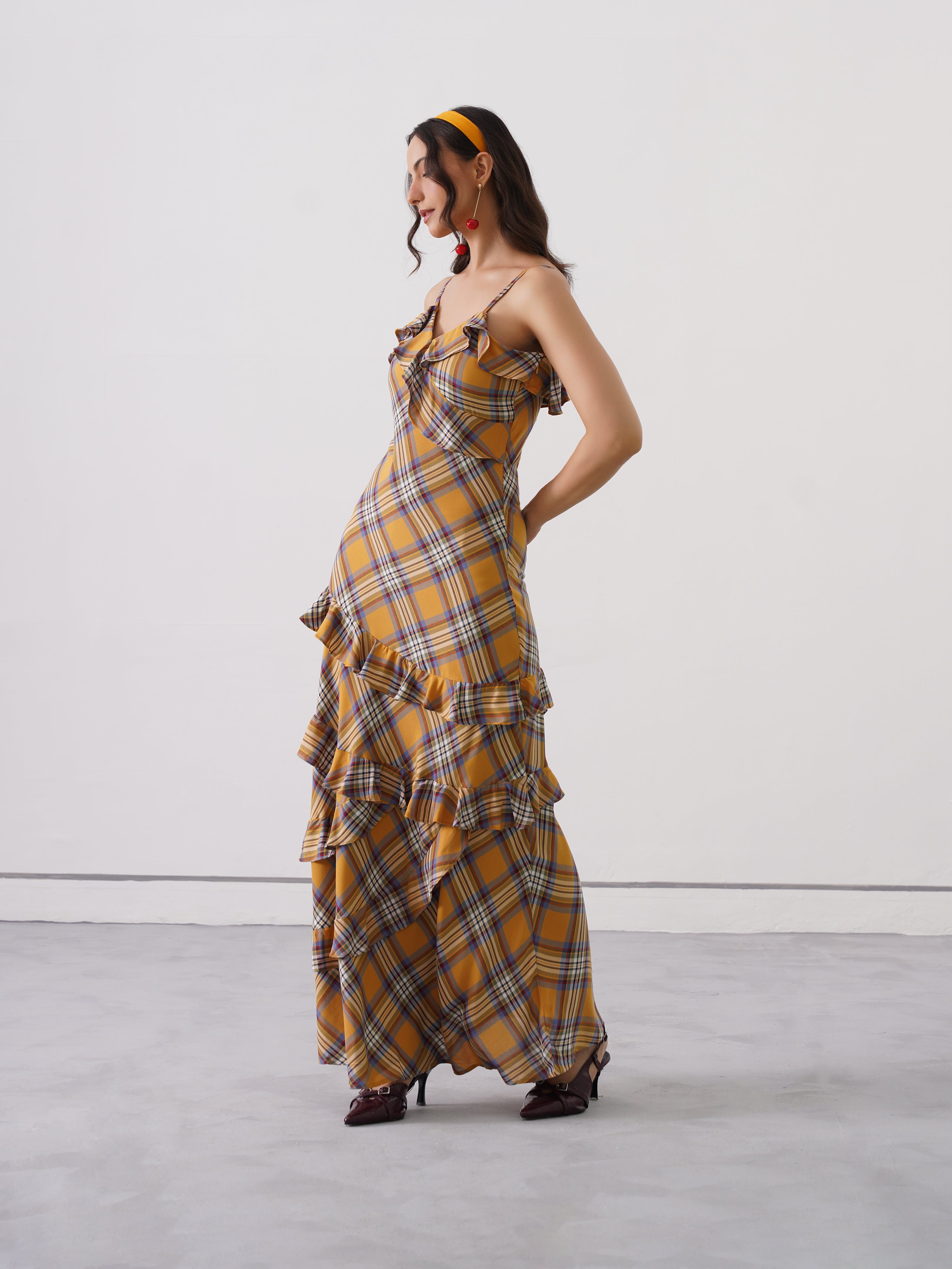TARTAN RHAPSHODY DRESS
