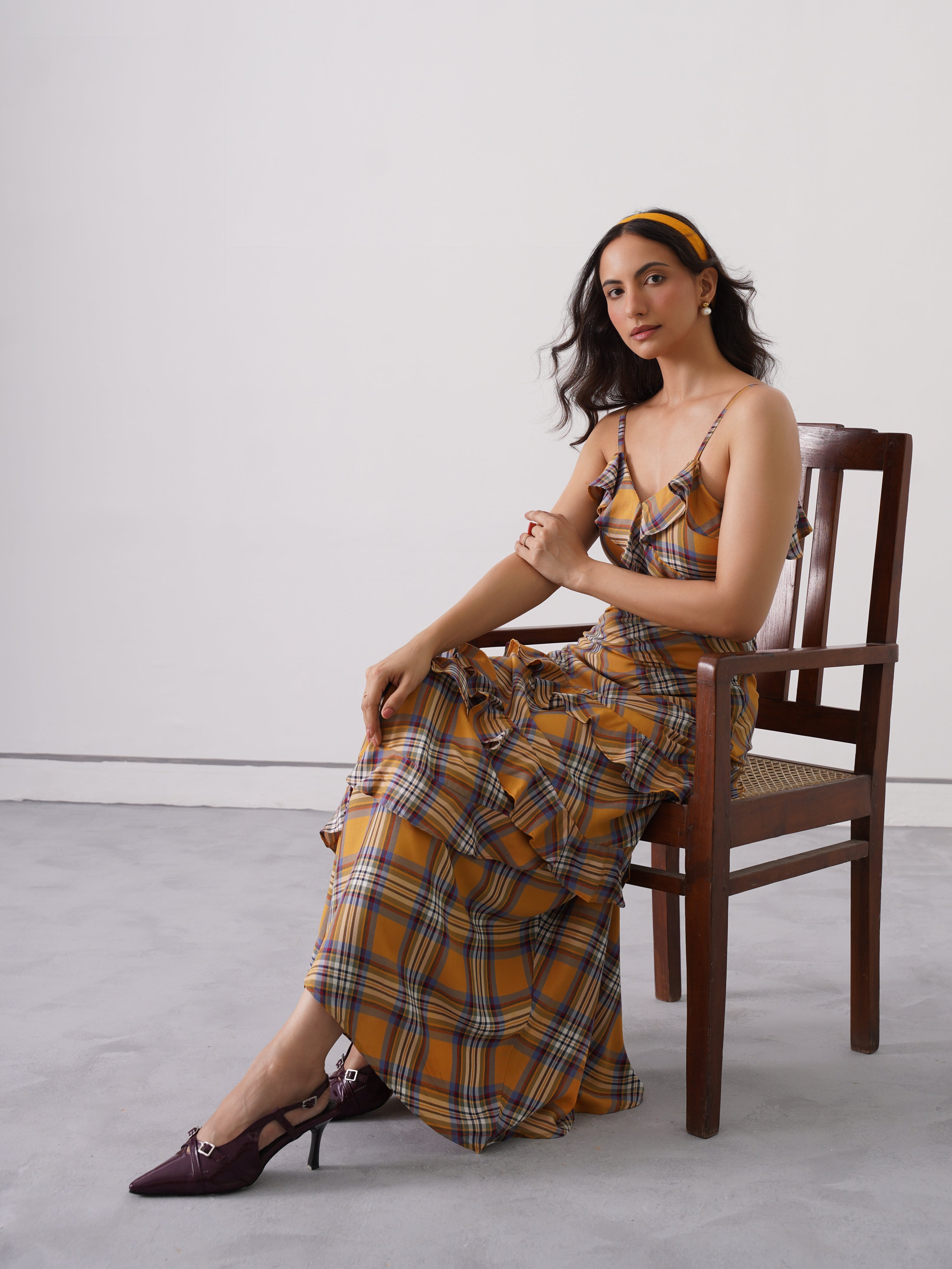 TARTAN RHAPSHODY DRESS
