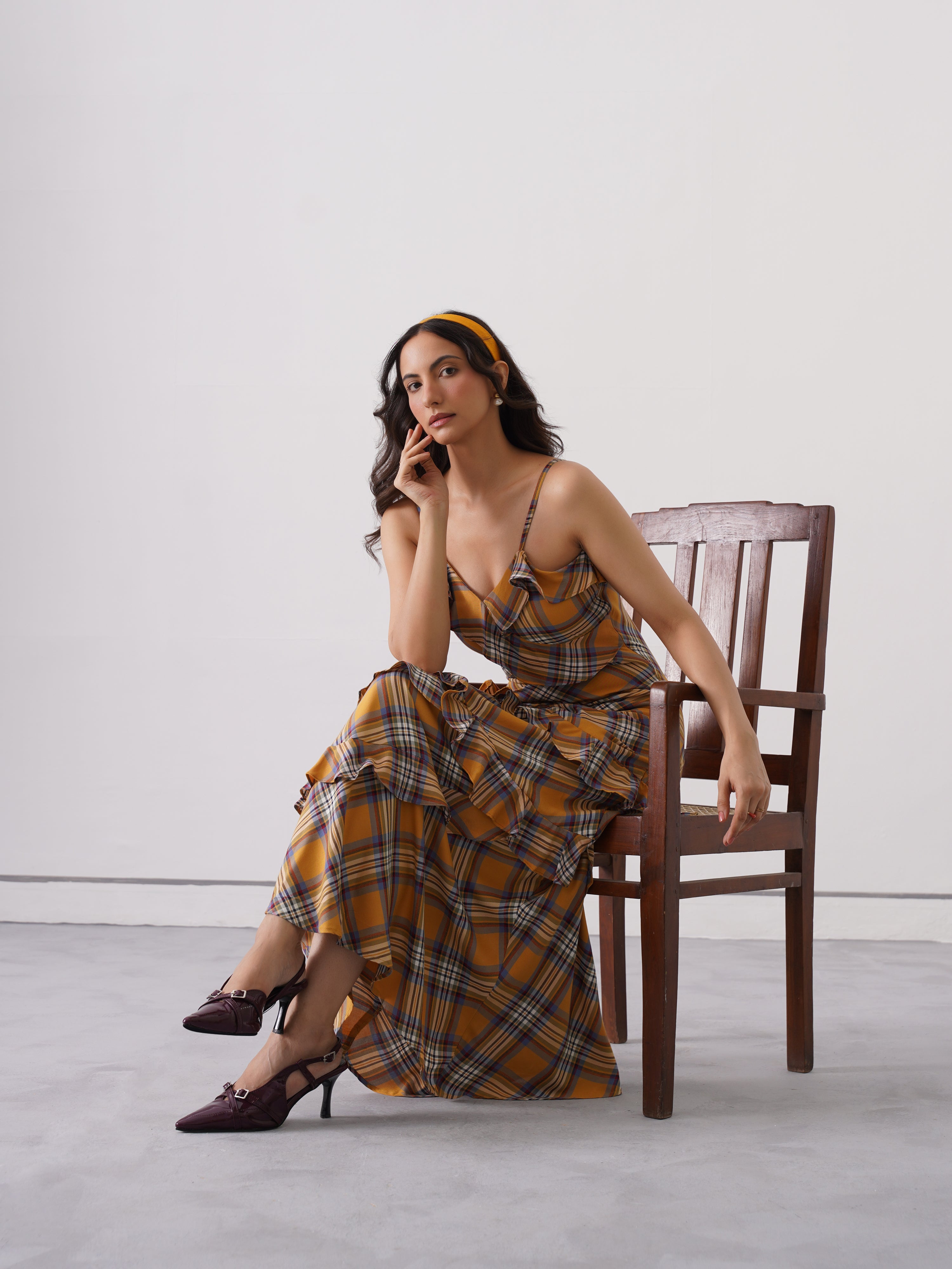TARTAN RHAPSHODY DRESS