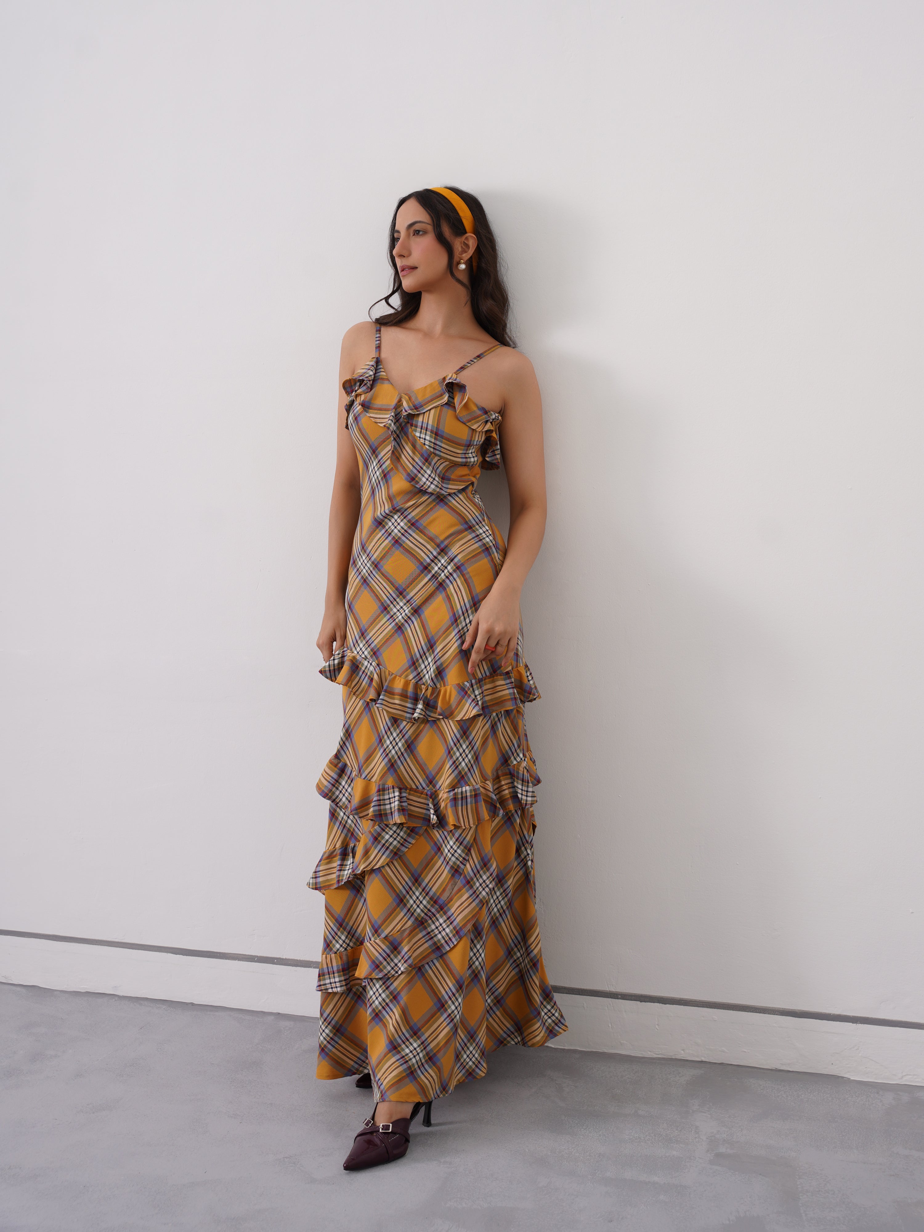 TARTAN RHAPSHODY DRESS