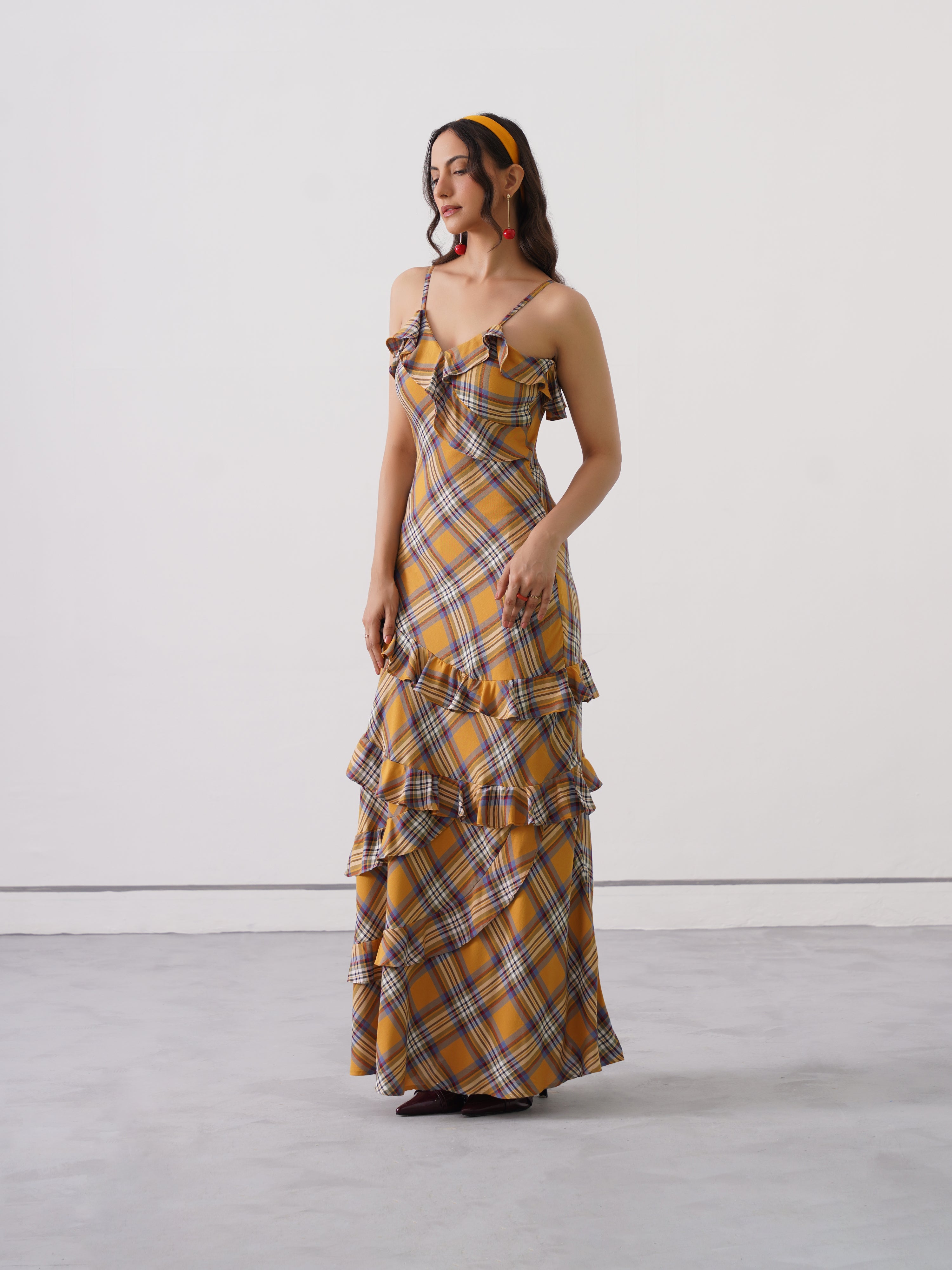 TARTAN RHAPSHODY DRESS