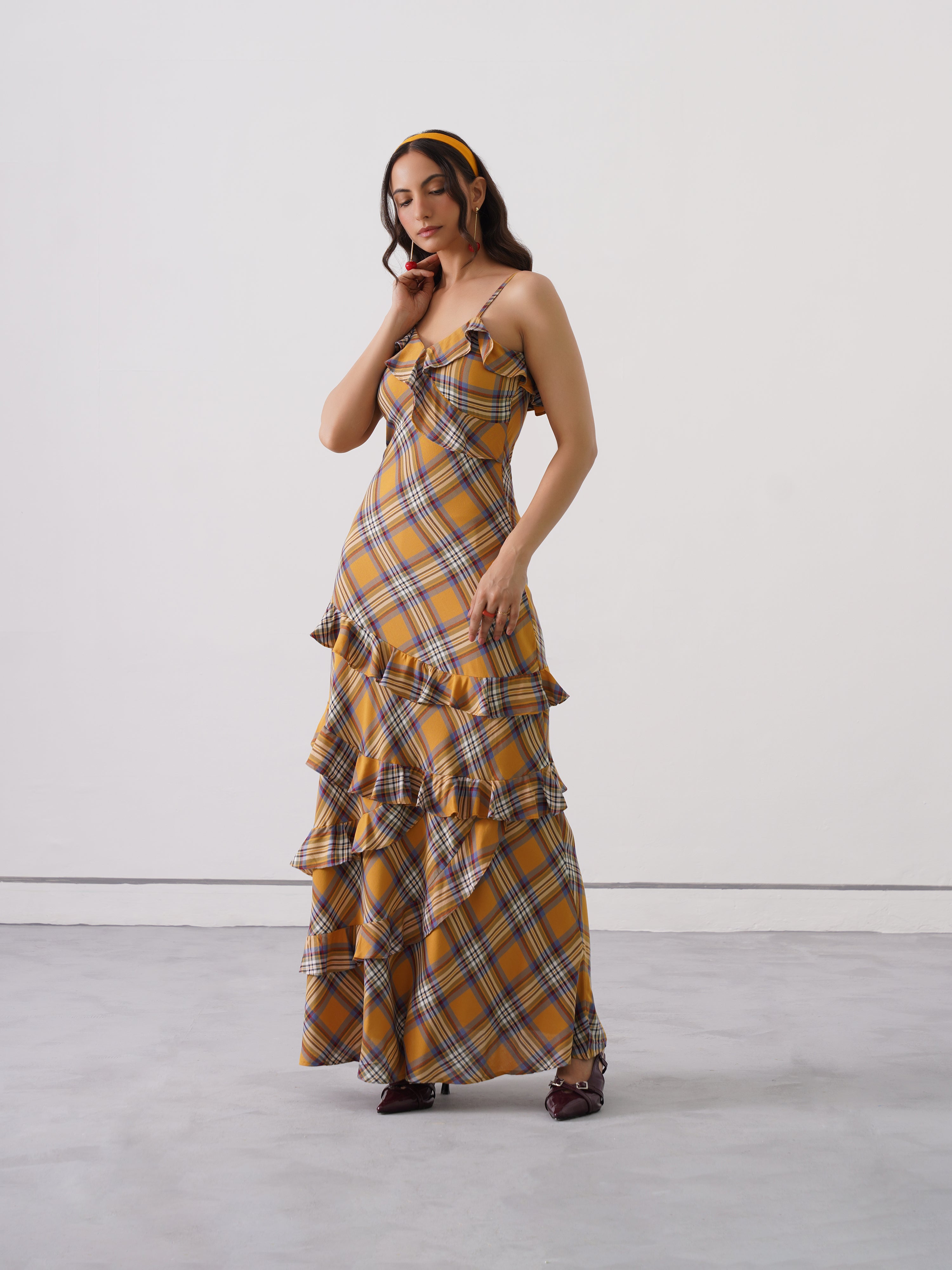 TARTAN RHAPSHODY DRESS