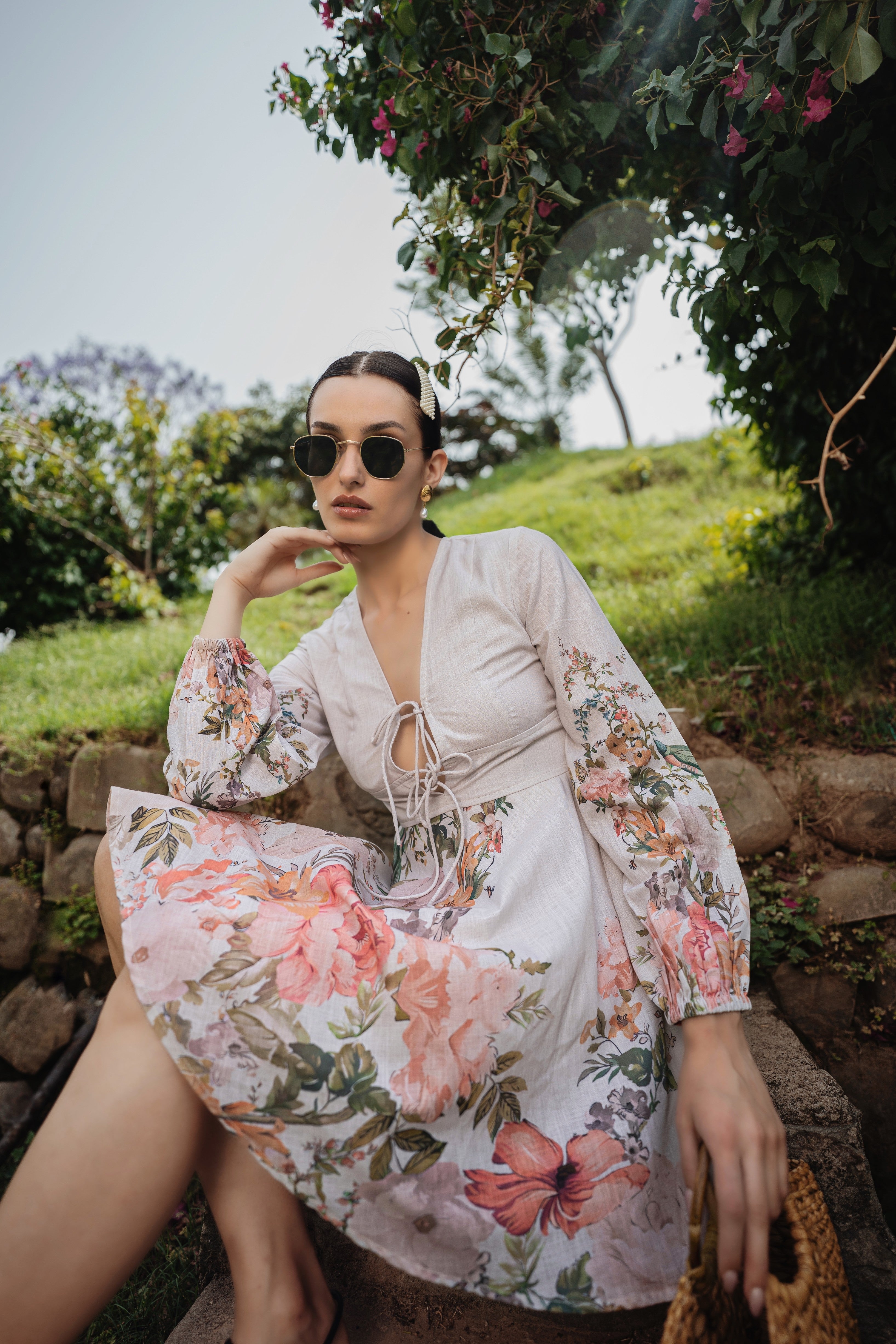 Linen Mini Dress