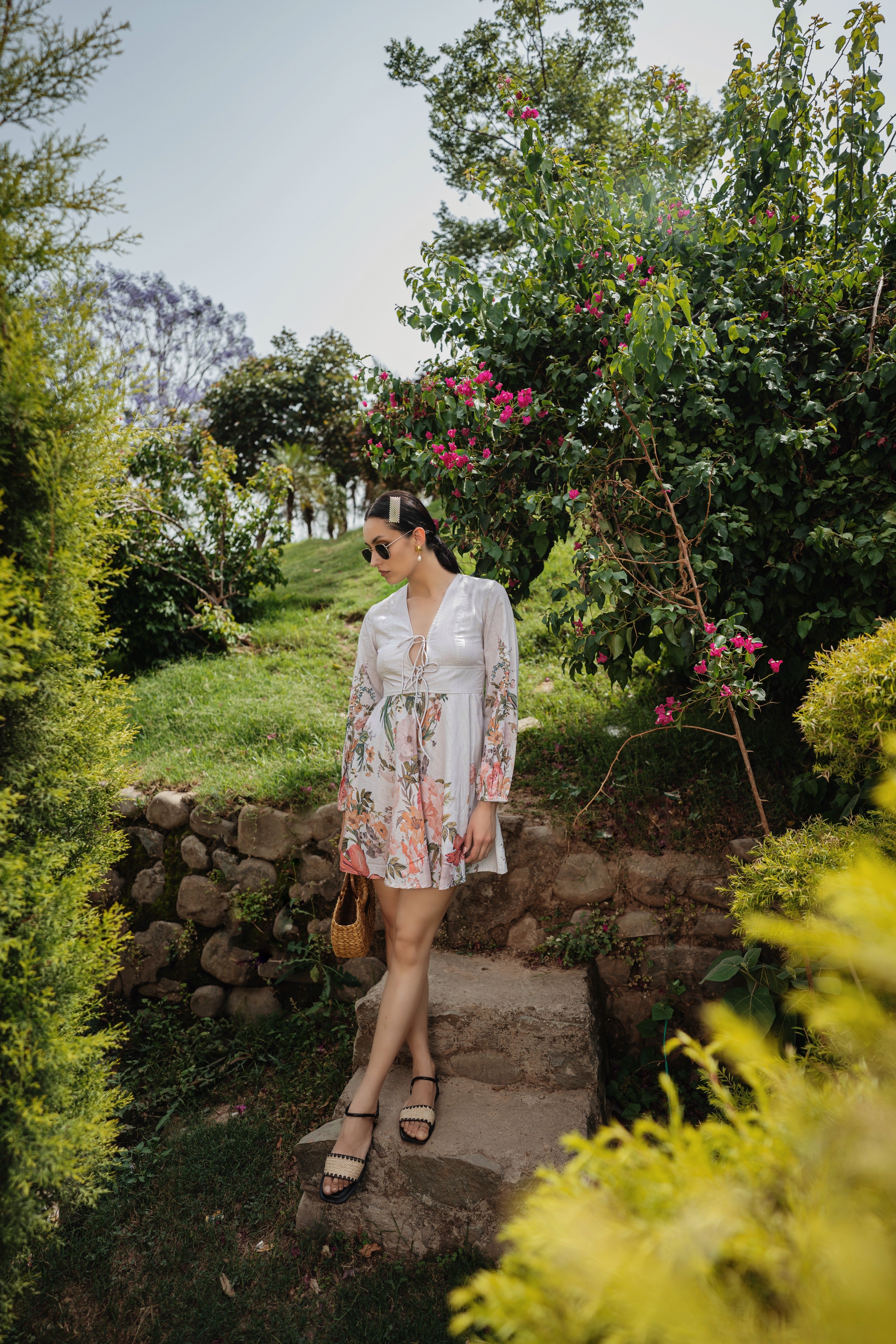 Linen Mini Dress