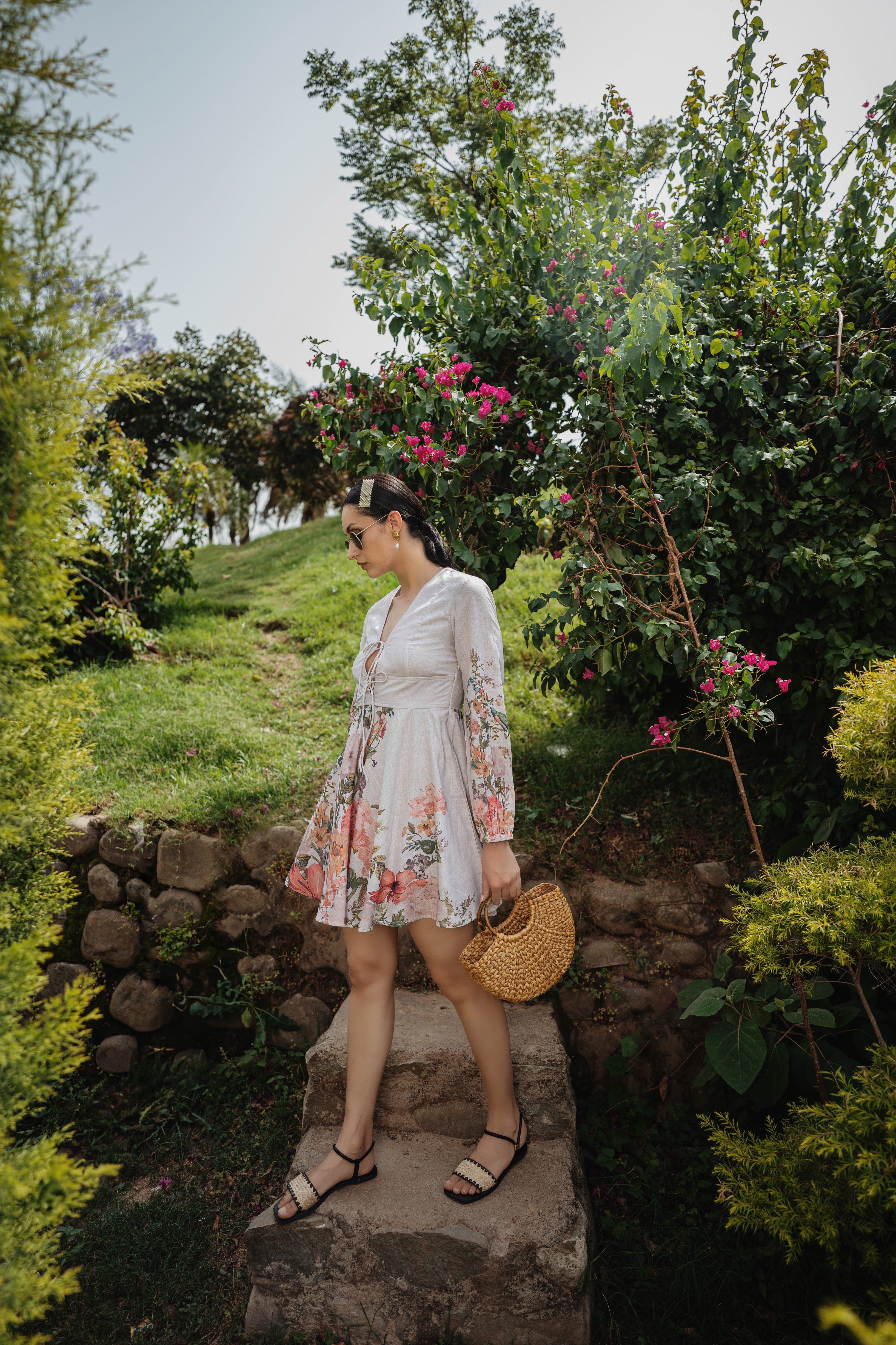 Linen Mini Dress