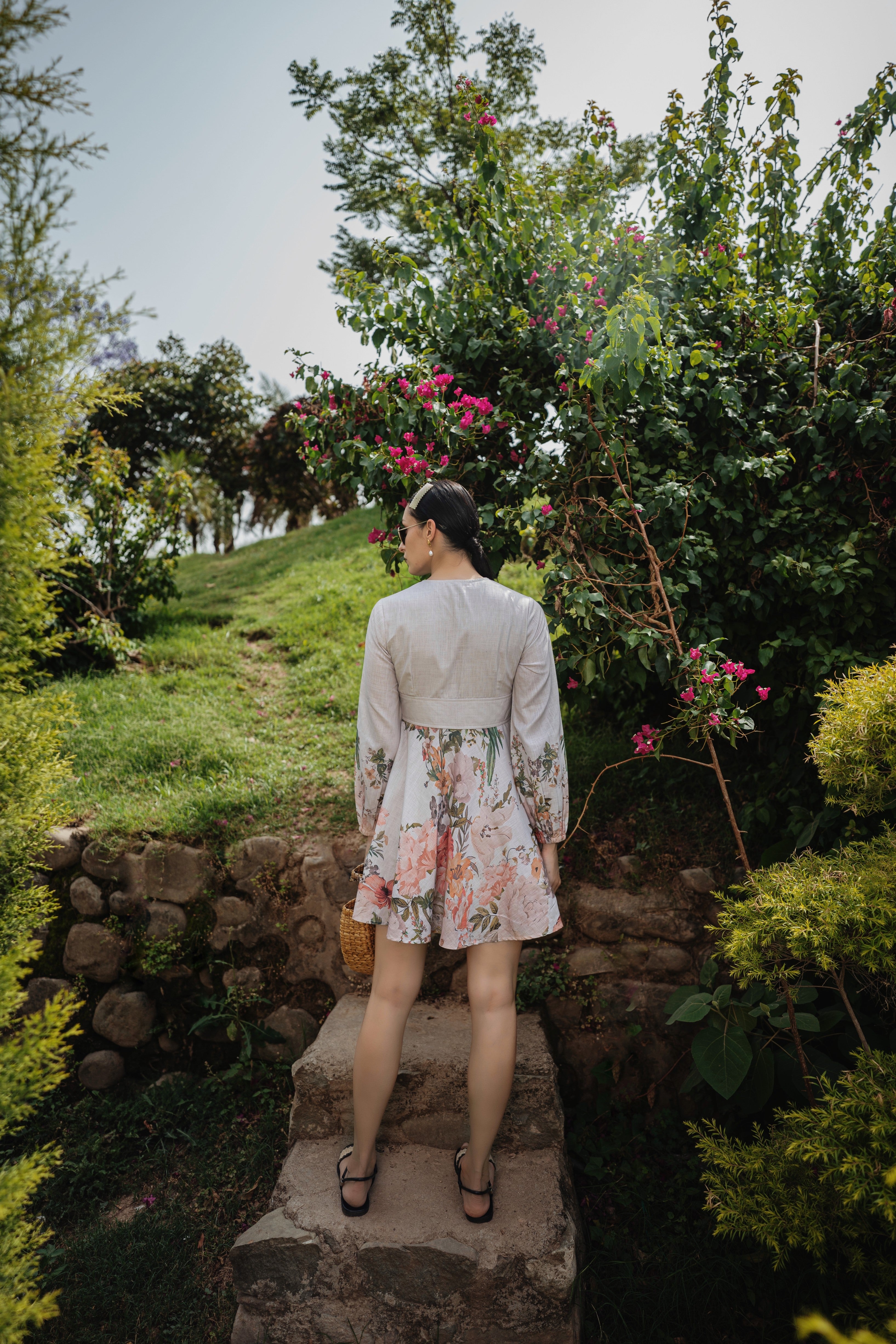 Linen Mini Dress